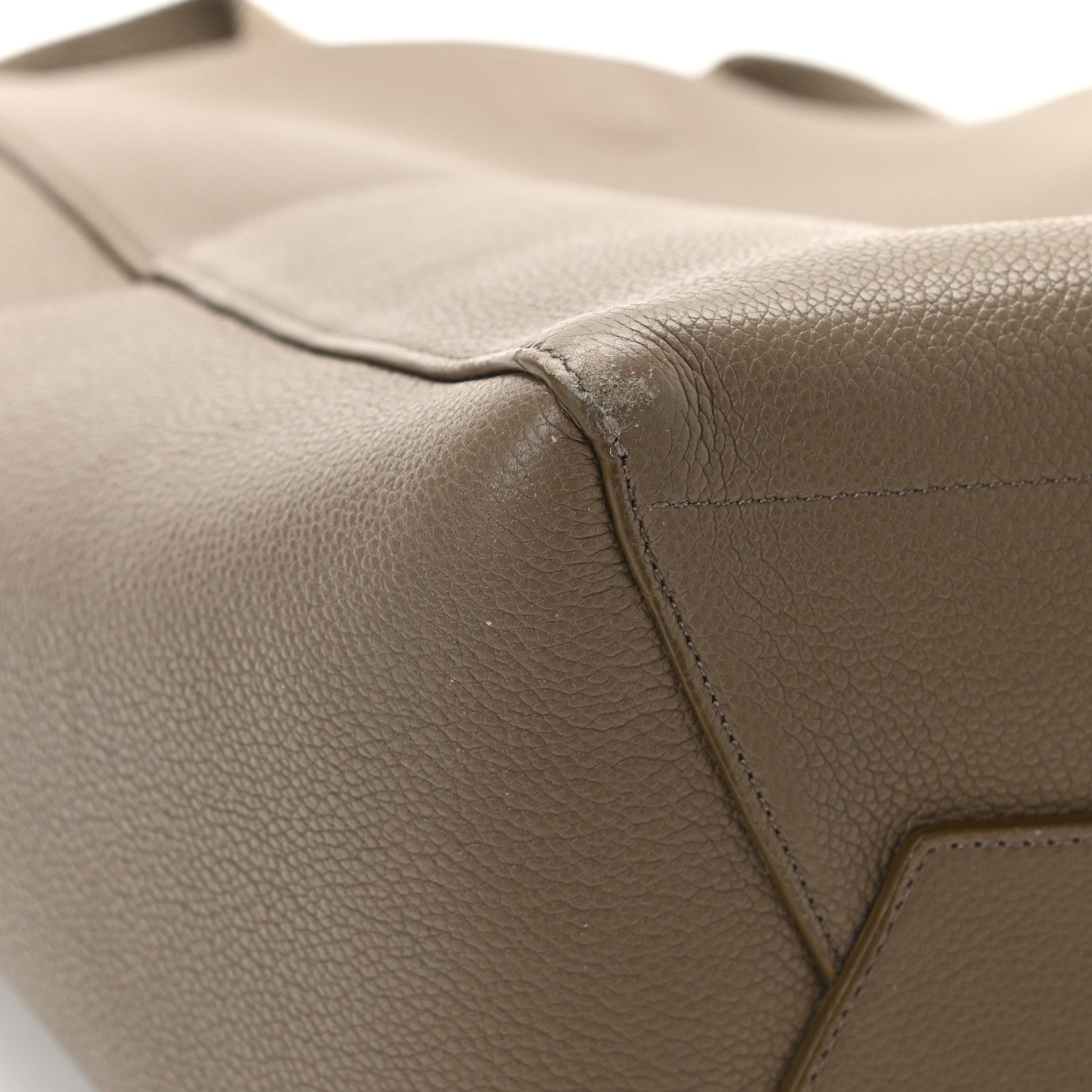 Celine Soft Grained Calfskin Sangle Bucket Bag Taupe 13 of 13