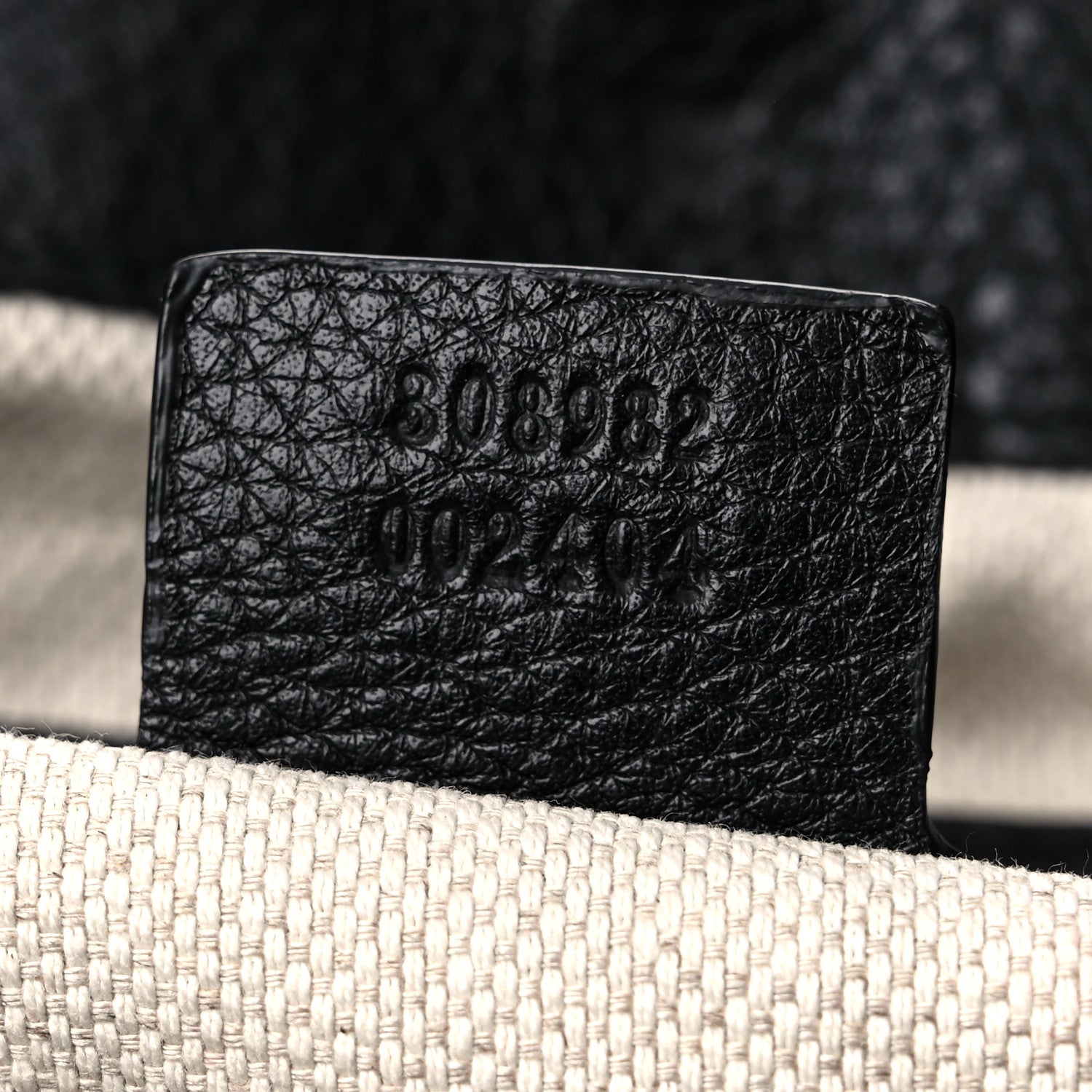 Gucci Pebbled Calfskin Medium Soho Chain Shoulder Bag Black 7 of 13