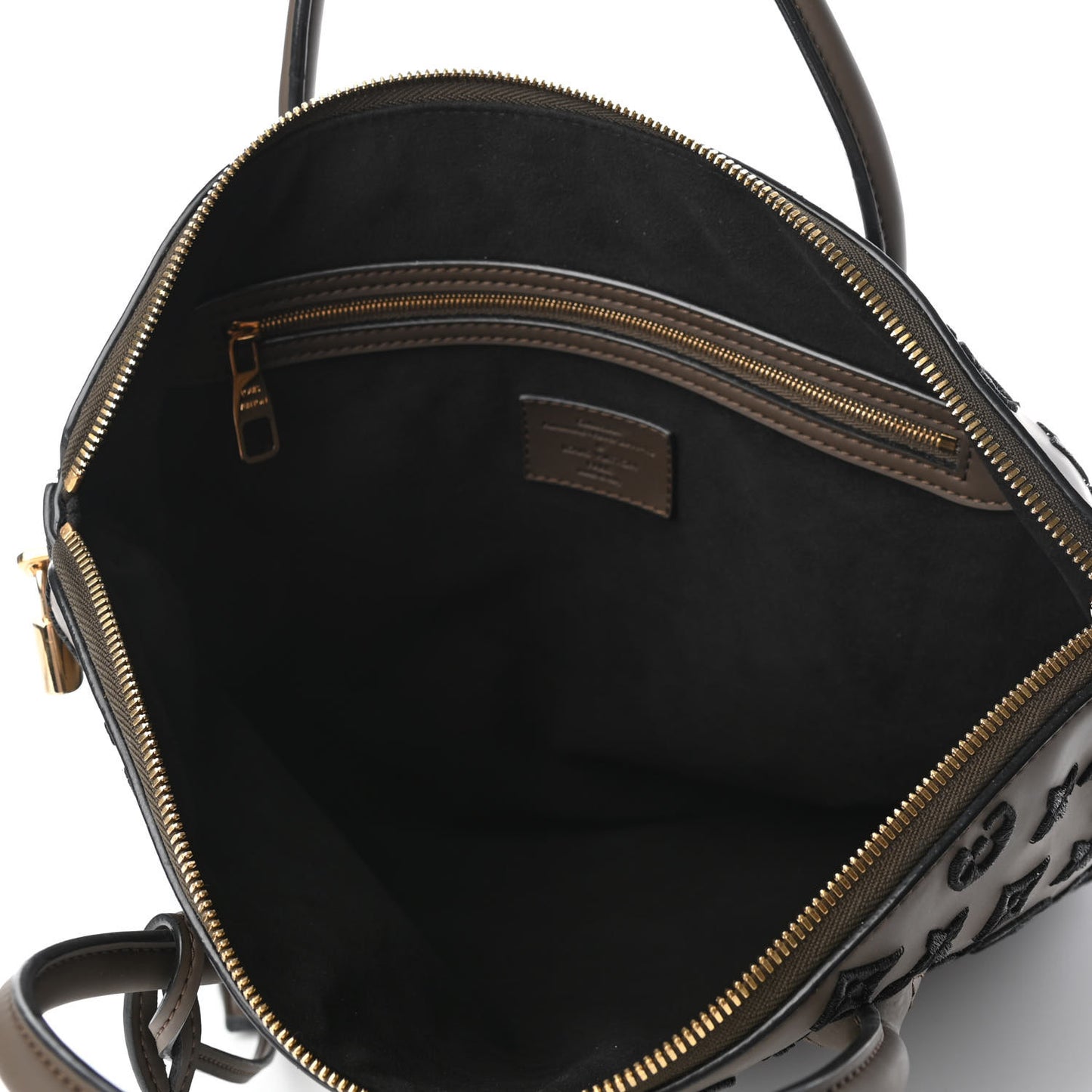 Monogram Addiction Vertical Lockit MM Brown