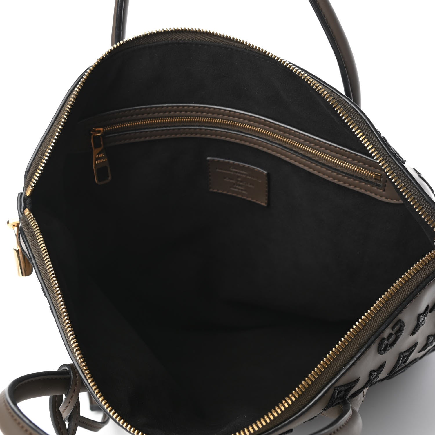 Louis Vuitton Monogram Addiction Vertical Lockit MM Brown 4 of 4