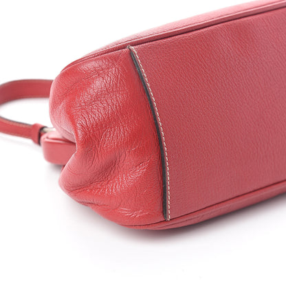 Prada Goatskin Cerniera Small Doctor Bag Rubino 9 of 10