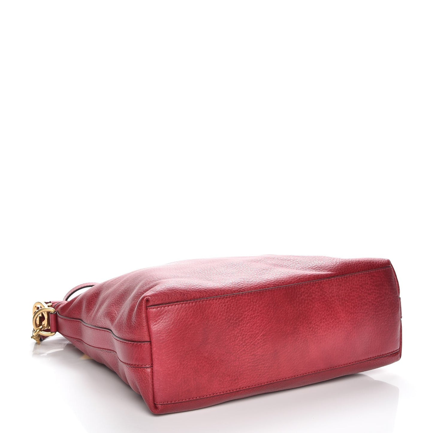 Pebbled Calfskin Small Miss GG Hobo Red
