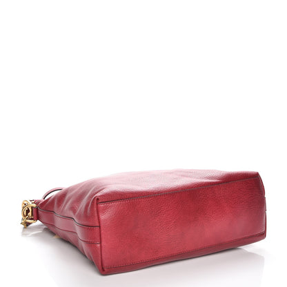 Gucci Pebbled Calfskin Small Miss GG Hobo Red 5 of 8