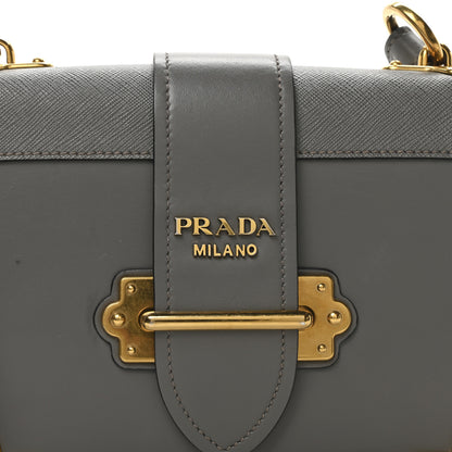 Prada City Calf Saffiano Cahier Bag Marmo 7 of 9