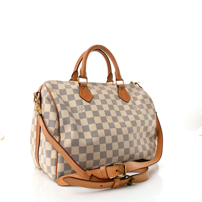 Louis Vuitton Damier Azur Speedy Bandouliere 30 3 of 10