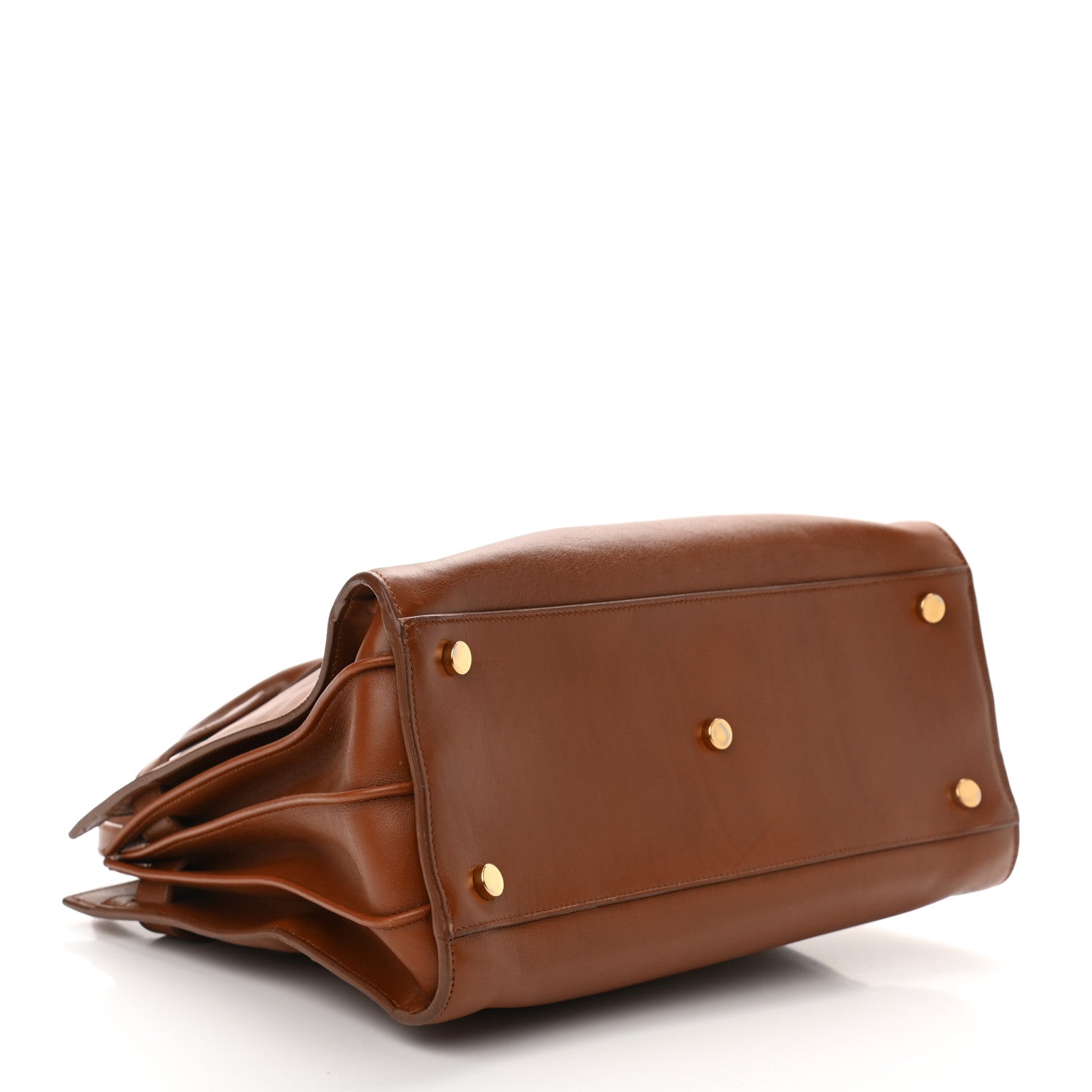 Saint Laurent Calfskin Small Sac De Jour Cognac 4 of 11