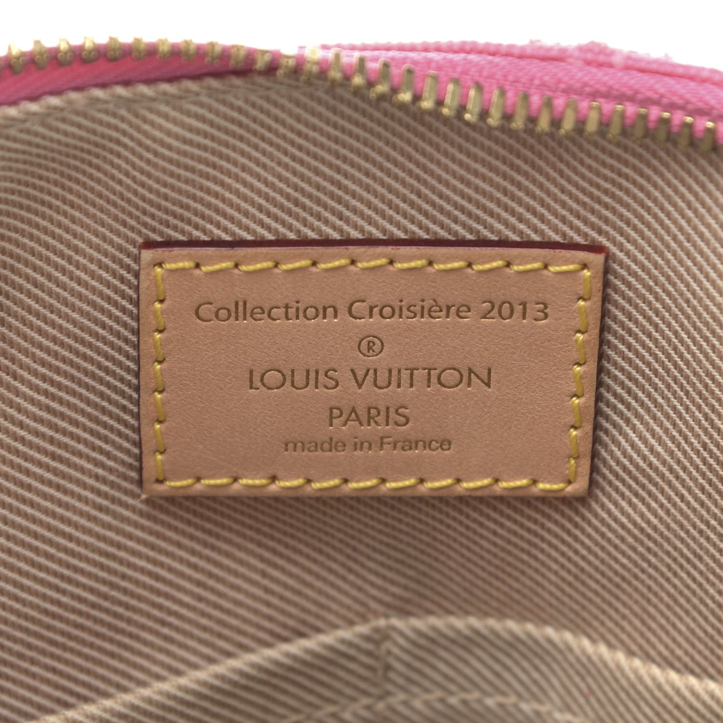 Denim Monogram Stone Speedy Bandouliere 35 Rose