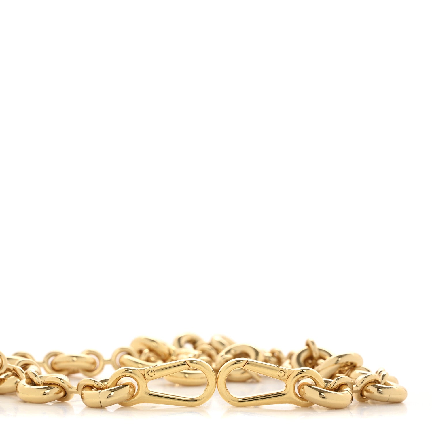 Loewe Brass Donut Chain Shoulder Strap Gold 3 of 5
