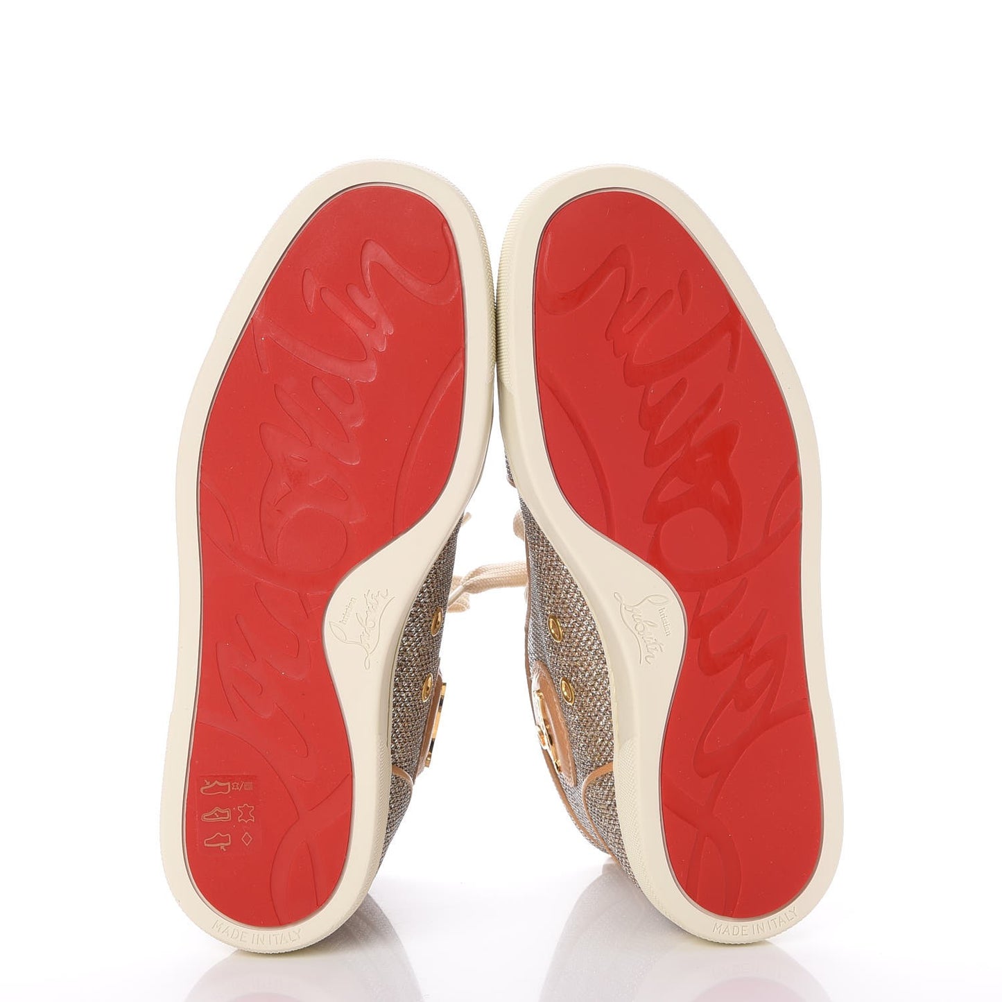 Glitter Rantus Orlato Sneakers 36.5 Gold Beige