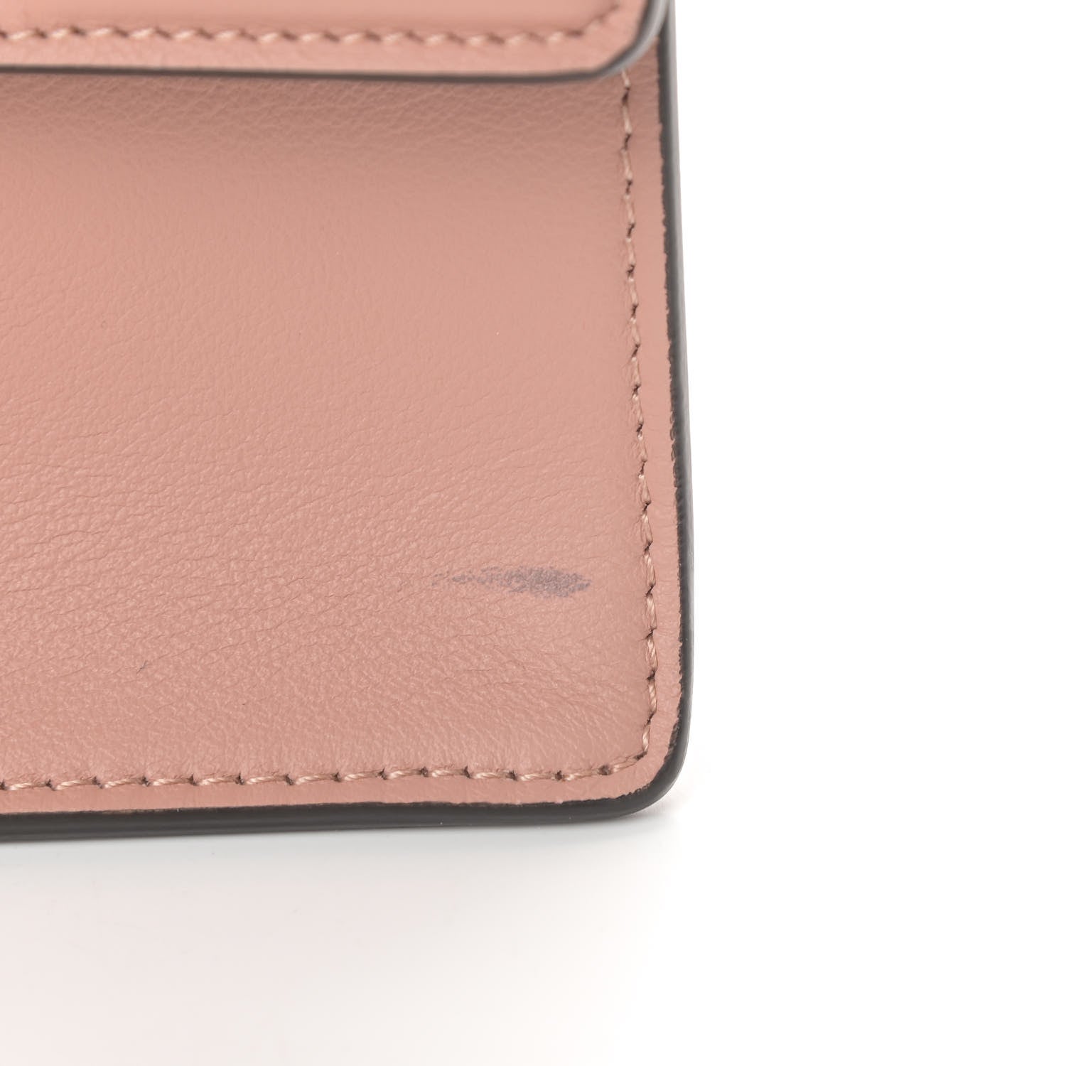 Fendi Vitello Grace Matte Kan U Shoulder Bag Rosa Bourbon 12 of 12