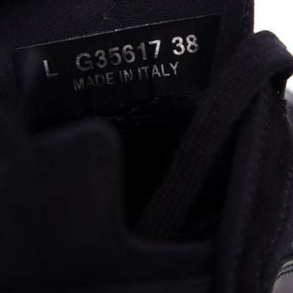 Chanel Velvet Calfskin Mixed Fibers CC Sneakers 38 Black 10 of 11