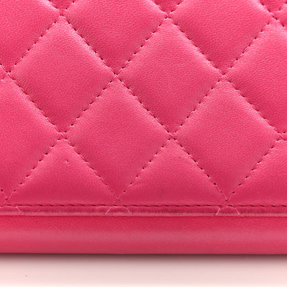 Chanel Lambskin Quilted Travel Case Pink 24 of 25