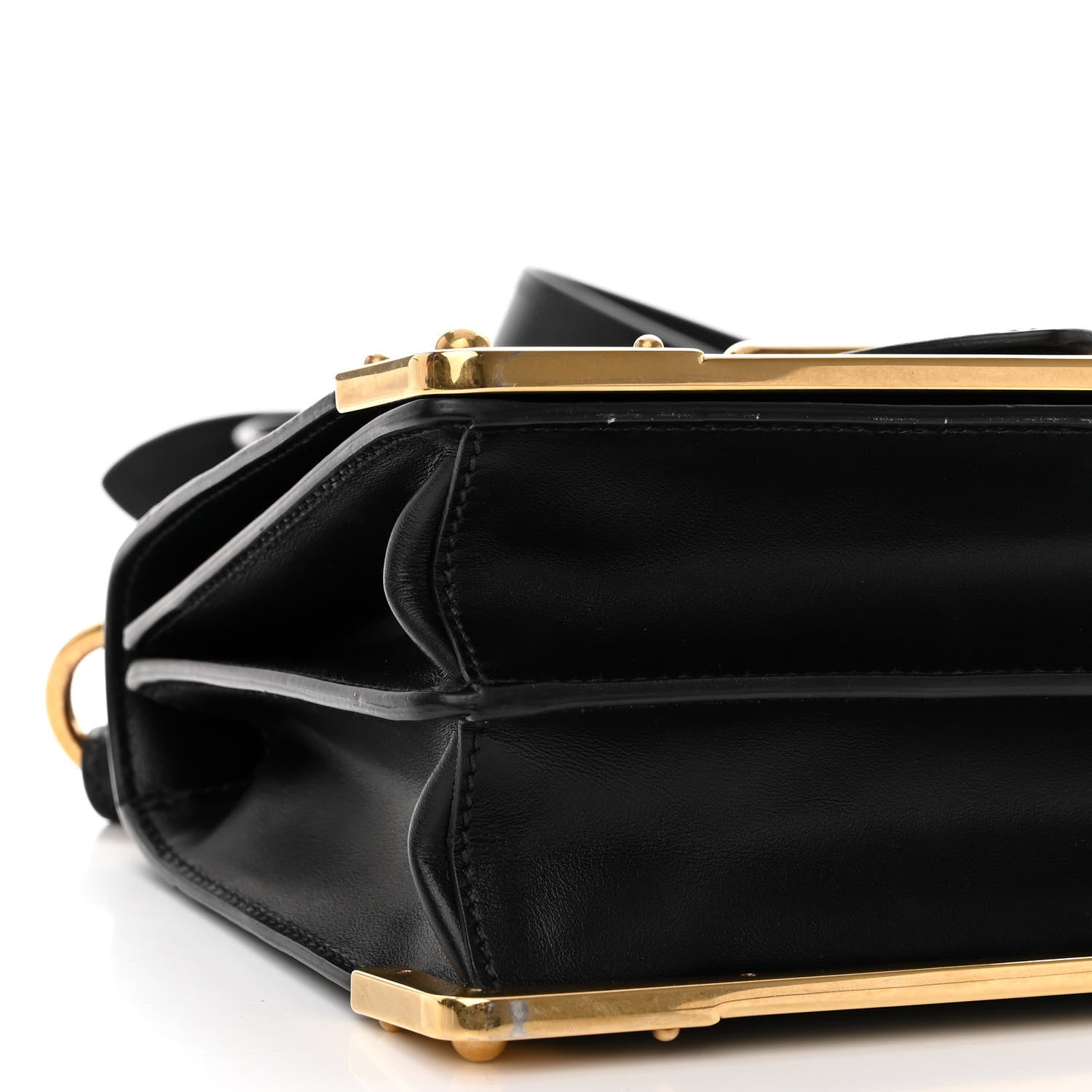 Prada City Calf Saffiano Cahier Bag Black 8 of 9