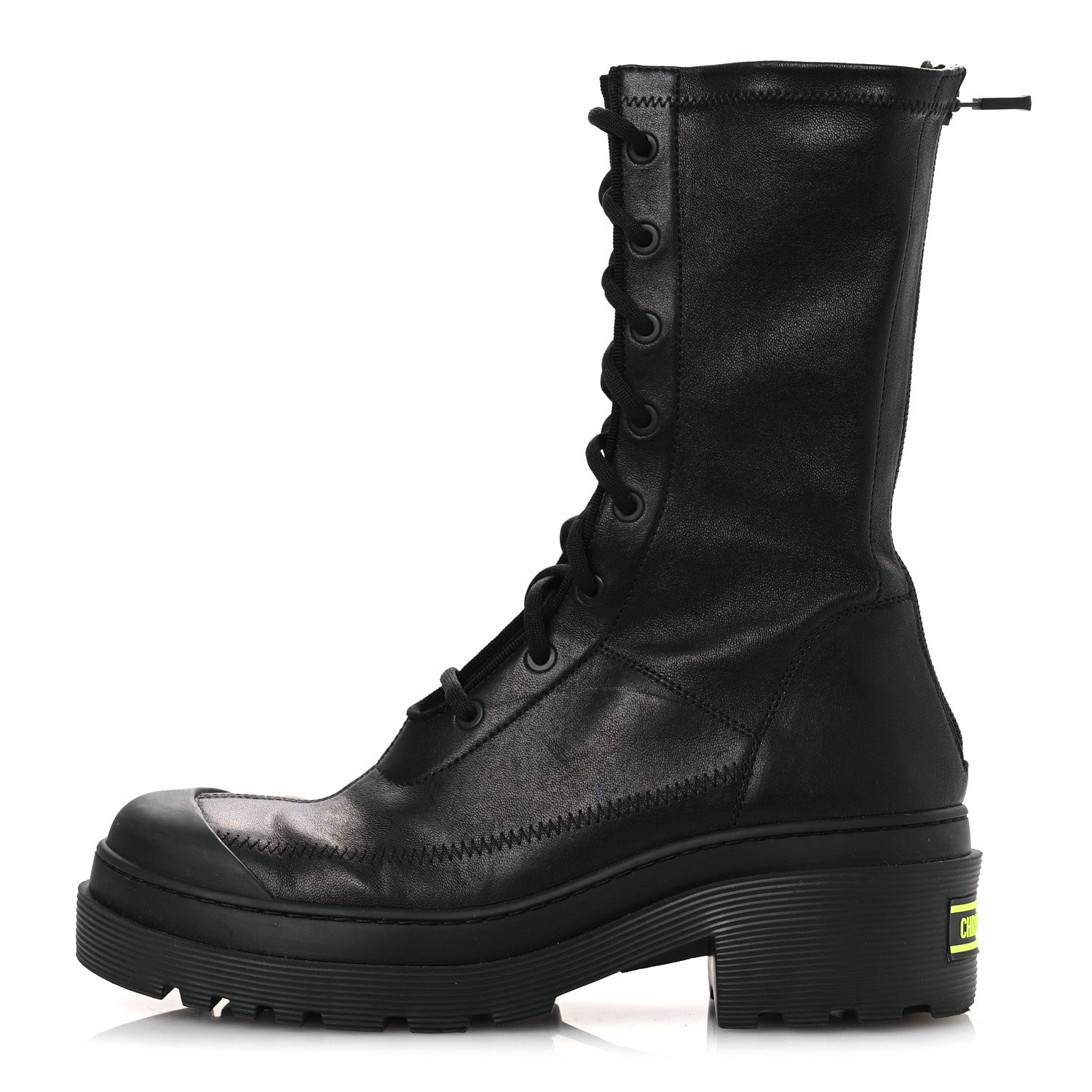 Christian Dior Nappa Stretch Dior Arcade Boots 39 Black 1 of 12
