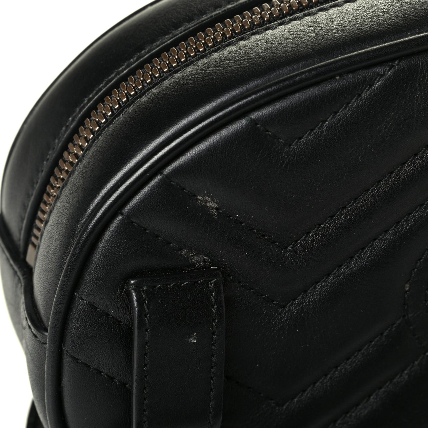 Calfskin Matelasse GG Marmont Belt Bag 85 34 Black