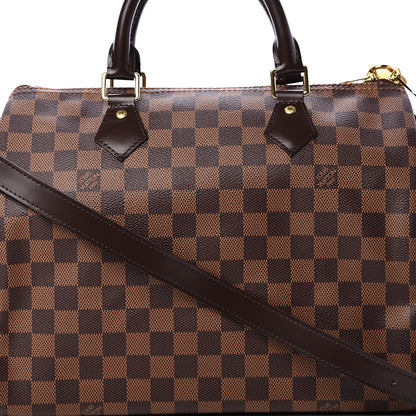 Louis Vuitton Damier Ebene Speedy Bandouliere 30 7 of 9