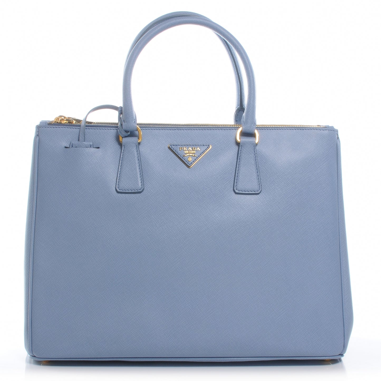 Saffiano Lux Large Galleria Double Zip Tote Astrale