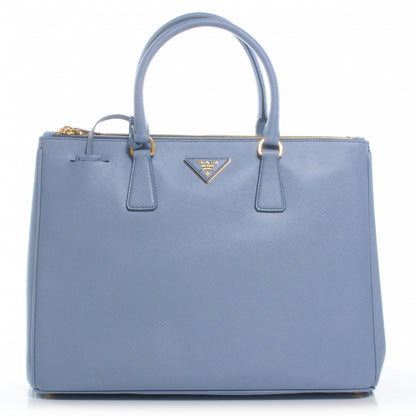 Prada Saffiano Lux Large Galleria Double Zip Tote Astrale 1 of 9