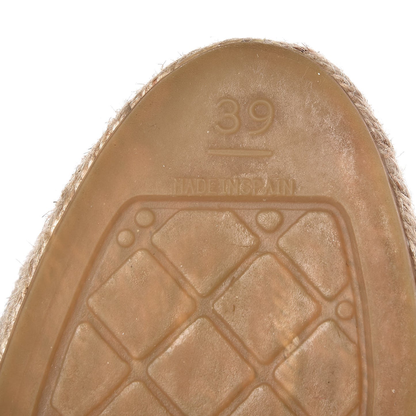 Lambskin CC Espadrilles 39 Navy Black