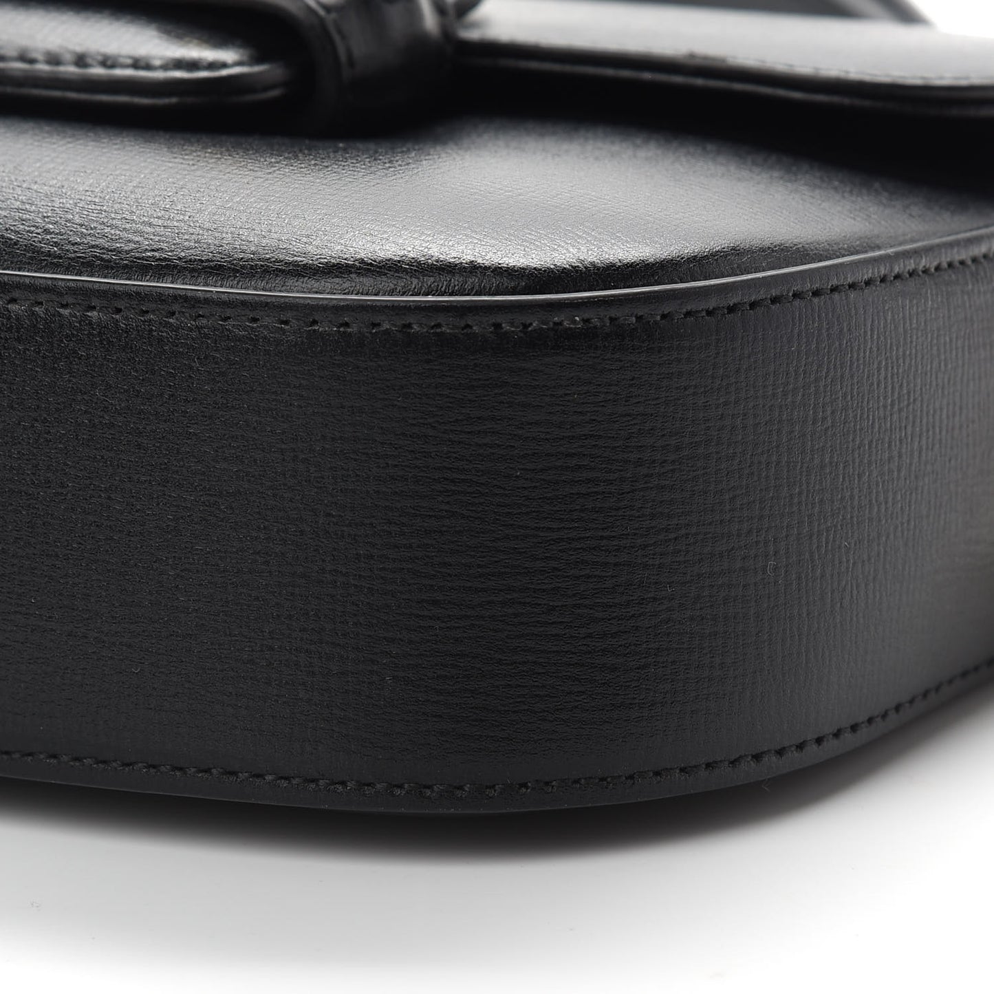 Azalea Calfskin Web Mini Horsebit 1955 Shoulder Bag Black