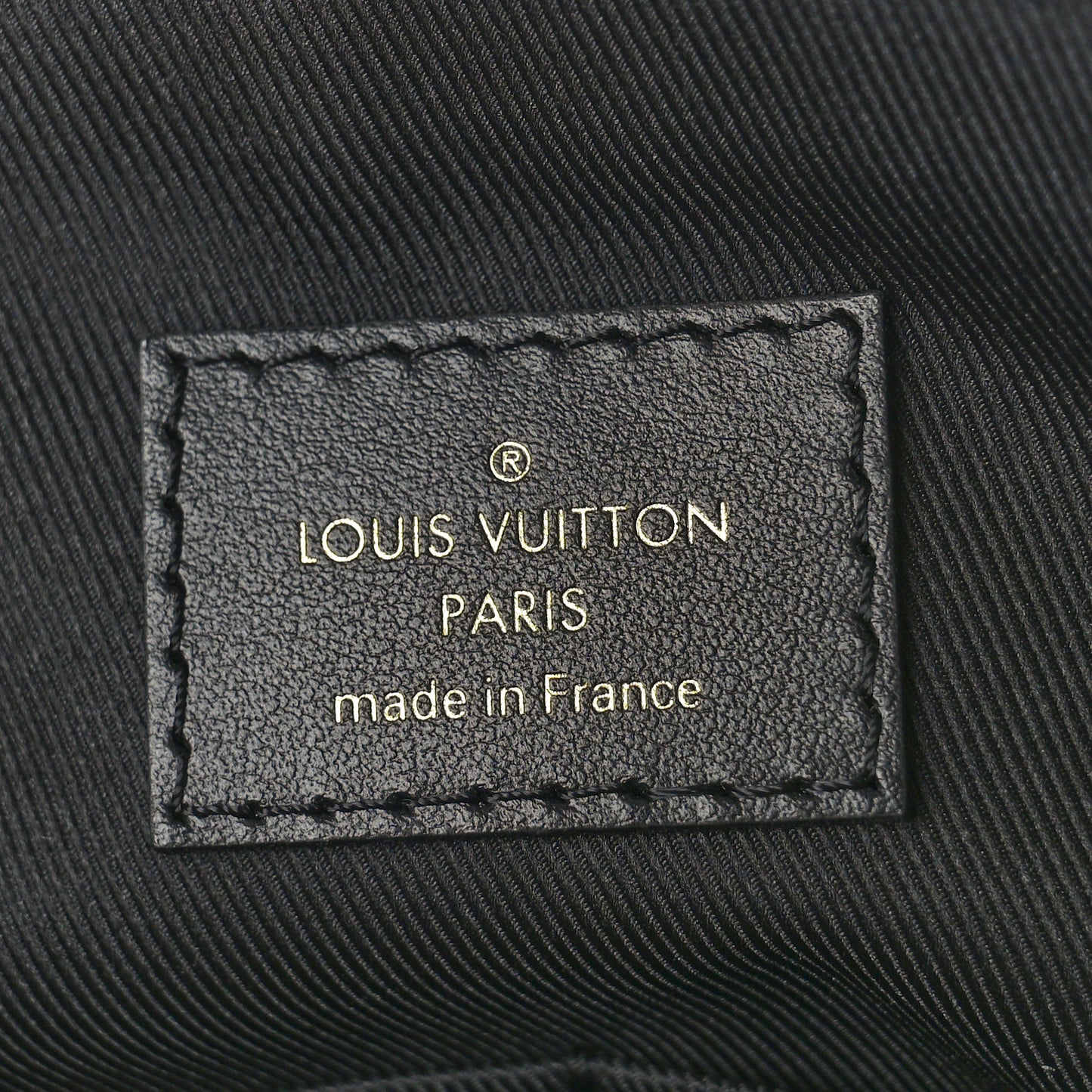 LOUIS VUITTON Damier Ebene Odeon Tote MM Black