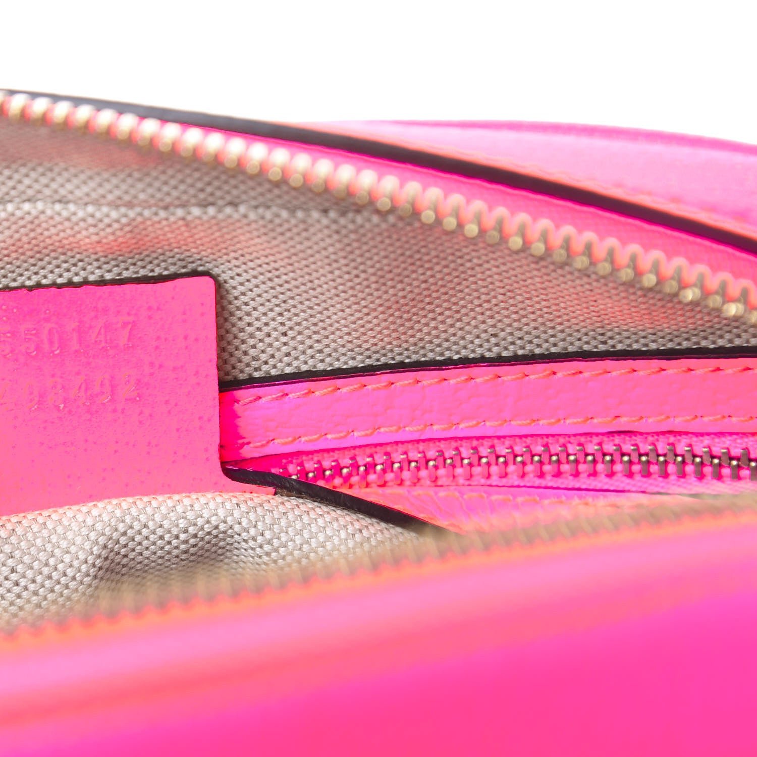 Gucci Canvas Flora Floral Shoulder Bag White Fuchsia Fluo 6 of 10