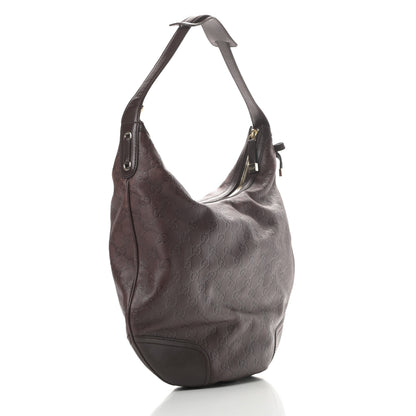 Gucci Guccissima Large Princy Hobo Dark Brown 3 of 12