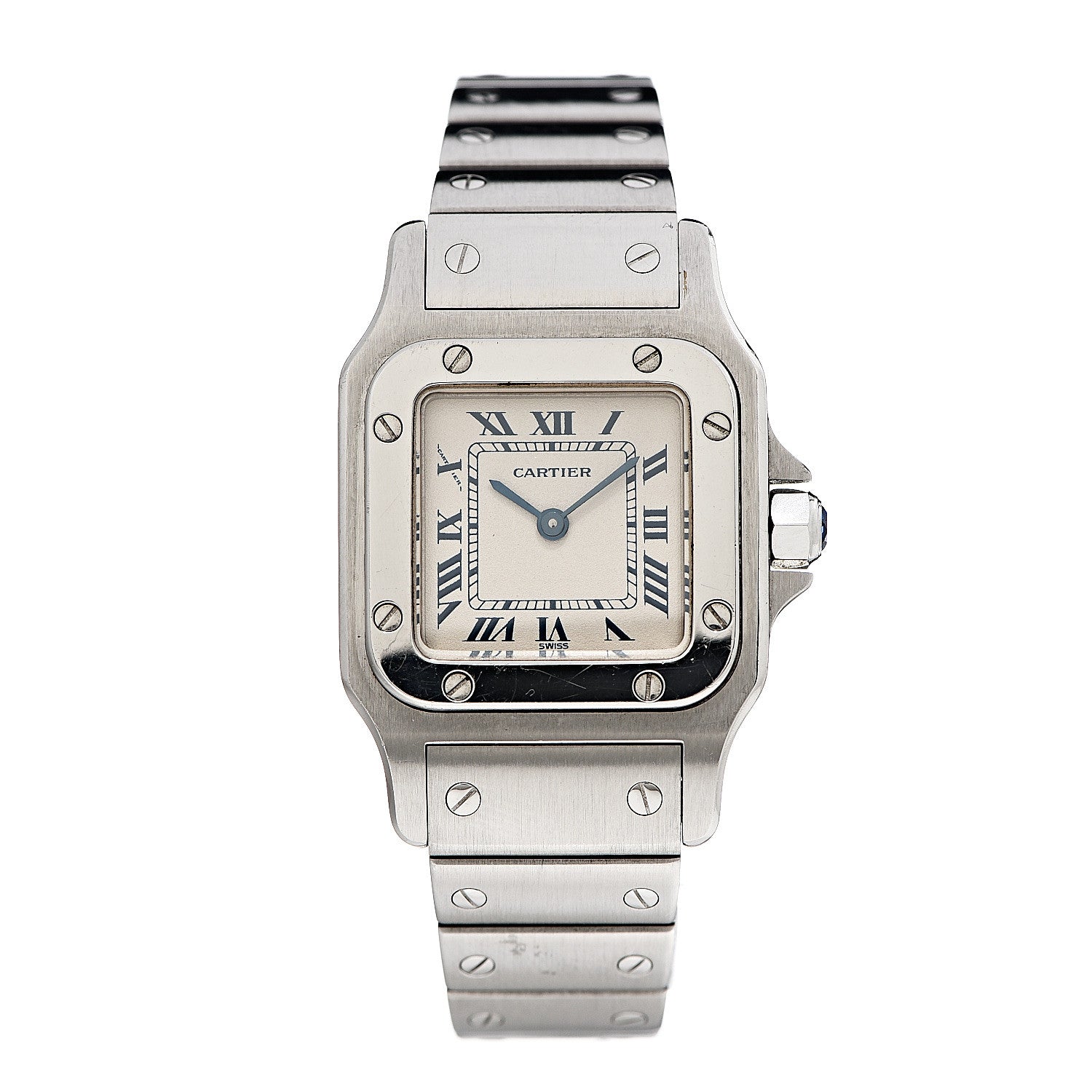 Cartier Stainless Steel 24mm Santos de Galbee Quartz Watch 1 of 5