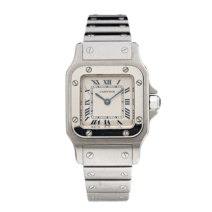 Cartier Stainless Steel 24mm Santos de Galbee Quartz Watch 1 of 5