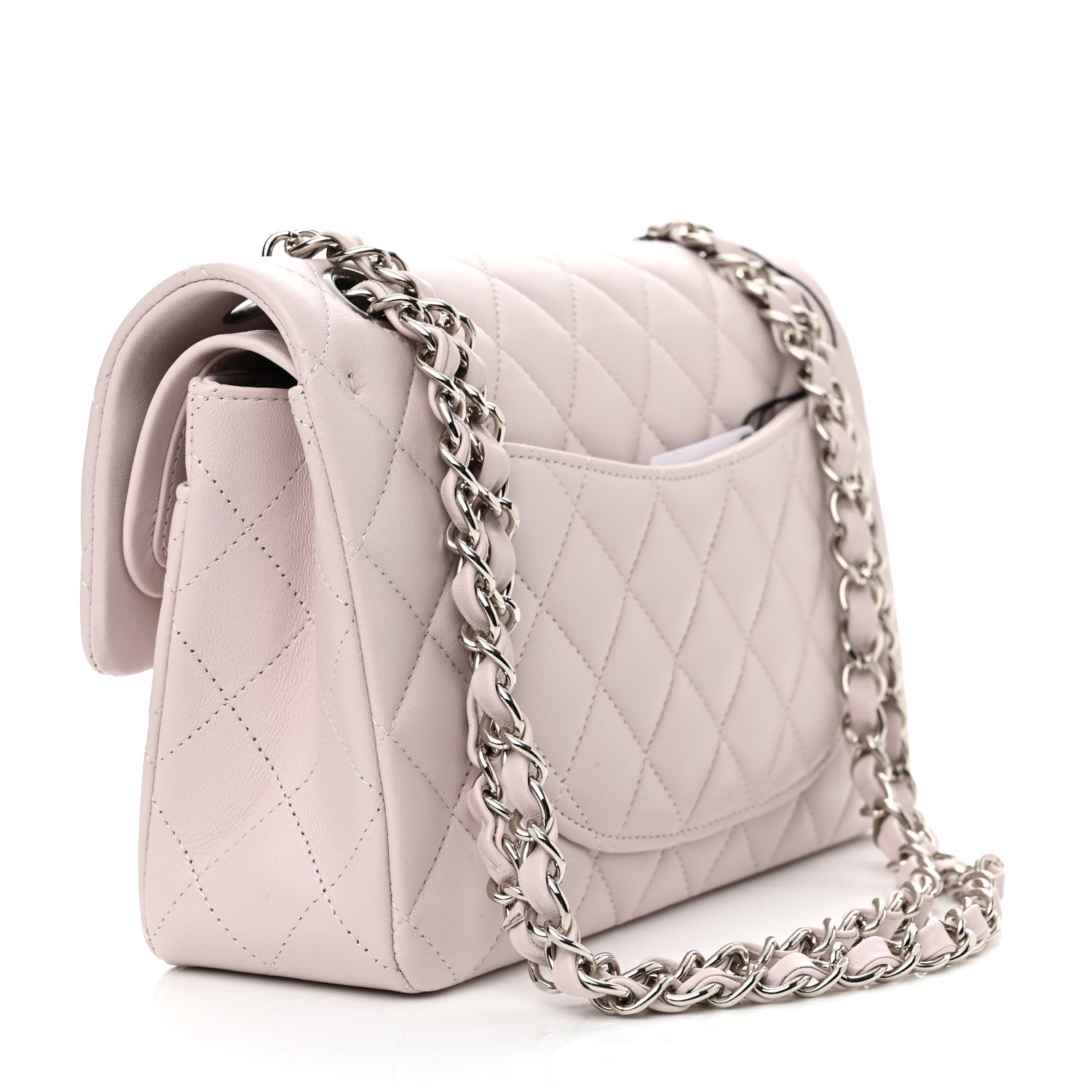 Chanel Lambskin Quilted Small Double Flap Light Purple 3 of 10