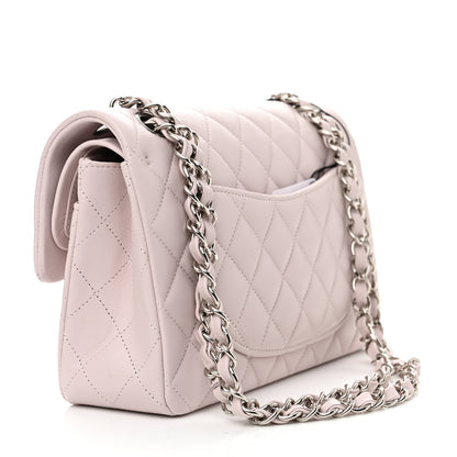 Chanel Lambskin Quilted Small Double Flap Light Purple 3 of 10