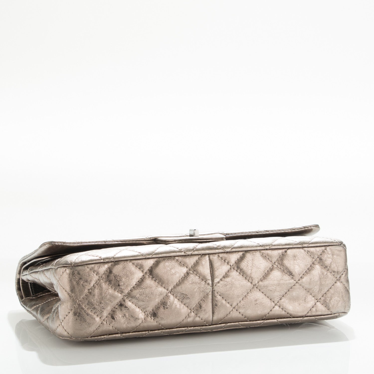 Chanel Metallic Aged Calfskin Quilted 2.55 Reissue 227 Flap Bronze 3 of 8