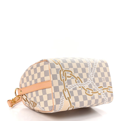 Louis Vuitton Damier Azur Nautical Speedy Bandouliere 25 4 of 11