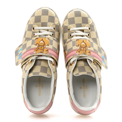 Louis Vuitton Damier Azur Summer Trunks Frontrow Sneaker 37 2 of 10