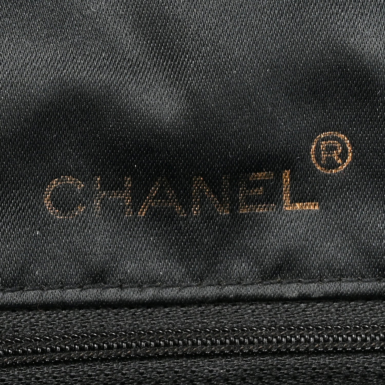 Chanel Satin Quilted Mini Square Flap Black 6 of 10