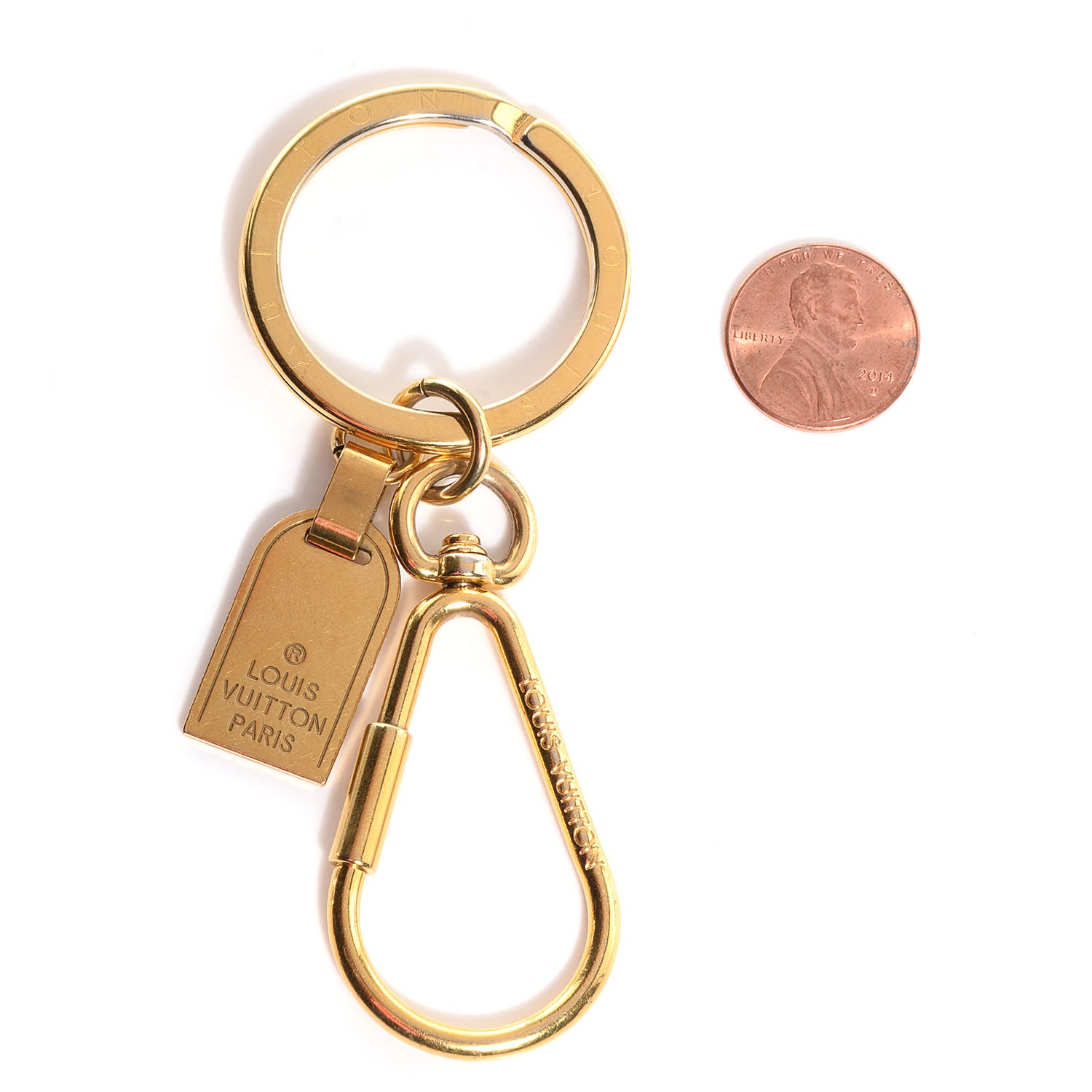 Louis Vuitton Mini Travel Key Holder Gold 2 of 4