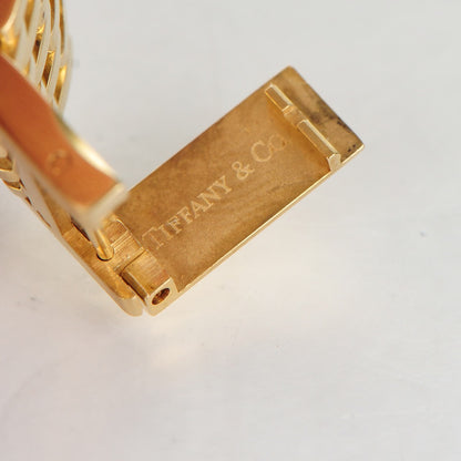Tiffany 18K Yellow Gold Diamond Bezel 25mm Quartz Watch 7 of 9