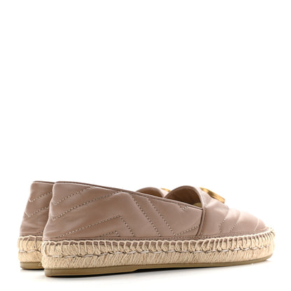 Gucci Nappa Matelasse GG Marmont Espadrilles 37.5 Porcelain Rose 4 of 14