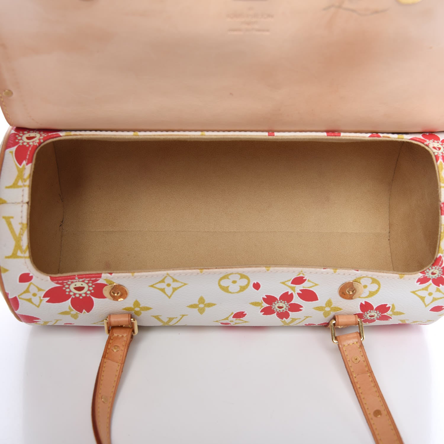 Louis Vuitton Monogram Cherry Blossom Papillon Red Creme 5 of 15