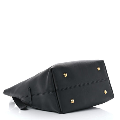 Louis Vuitton Grained Calfskin Low Key Hobo MM Black 5 of 11