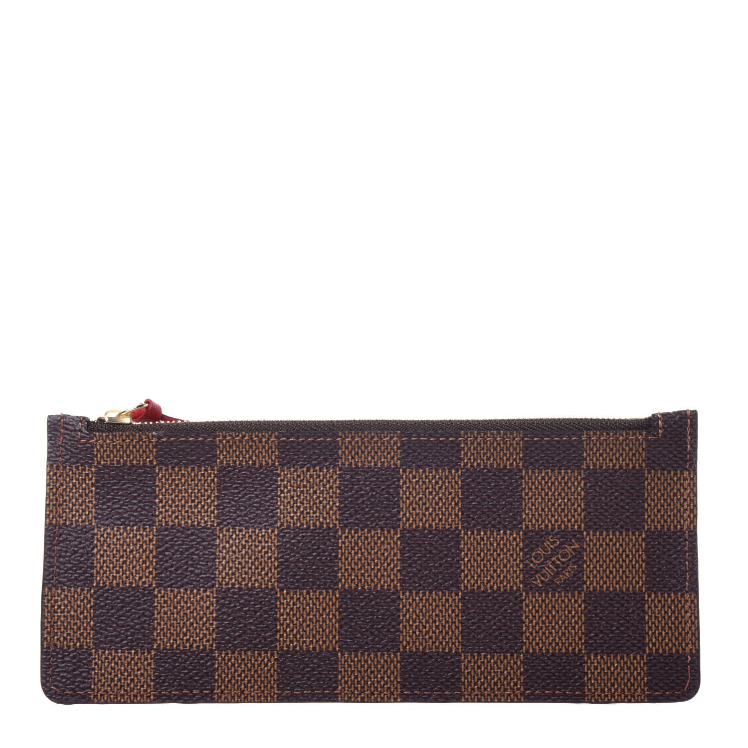 Louis Vuitton Damier Ebene Josephine Wallet Red 10 of 12