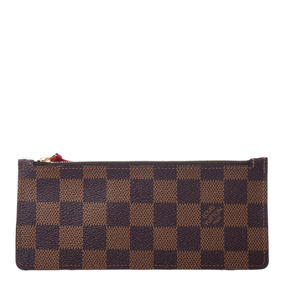 Louis Vuitton Damier Ebene Josephine Wallet Red 10 of 12