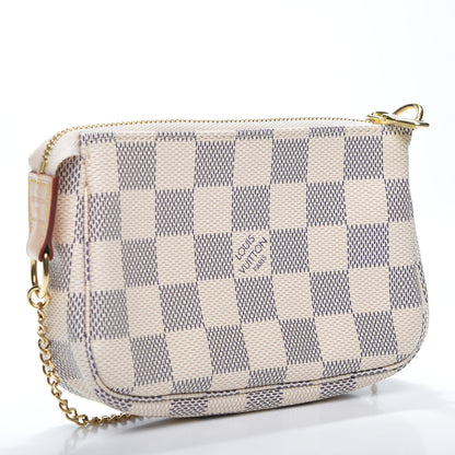 Louis Vuitton Damier Azur Mini Pochette Accessories 2 of 7