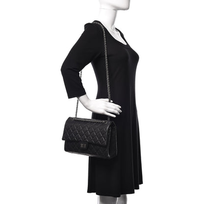 Chanel Aged Calfskin Quilted 2.55 Reissue 226 Flap Black 2 of 10