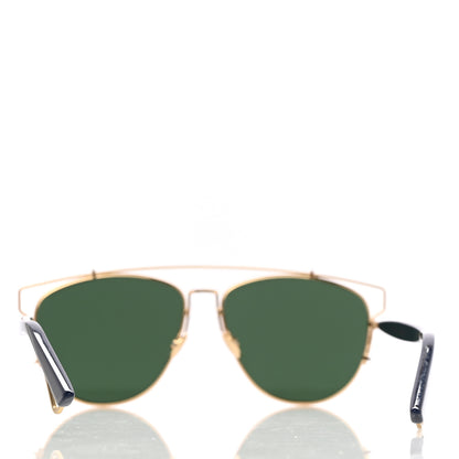 Christian Dior Technologic Sunglasses Gold Blue 9 of 10