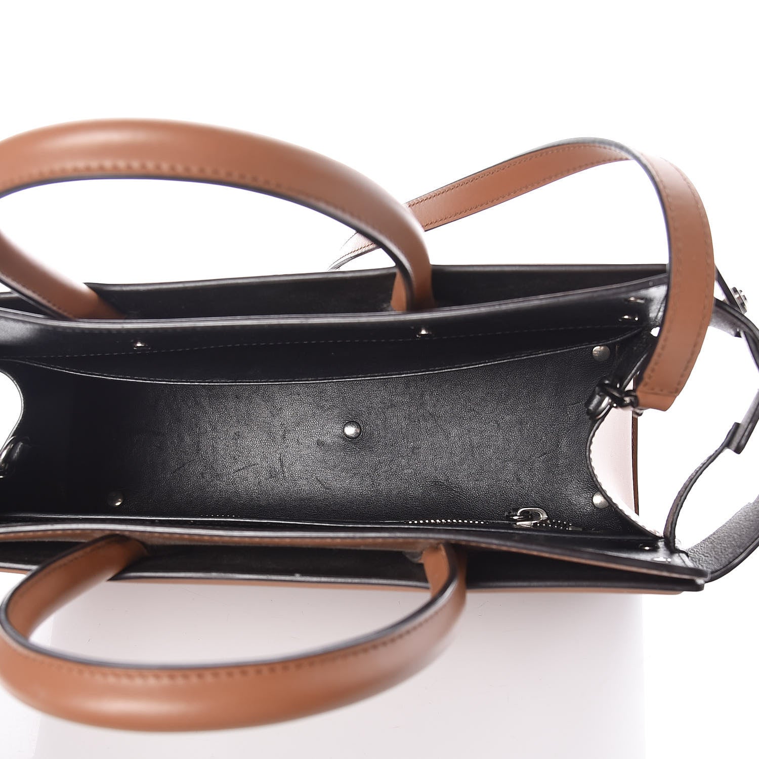 Givenchy Smooth Calfskin Small Horizon Satchel Caramel 5 of 11