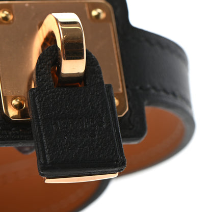 Hermes Swift O'Kelly Double Tour Bracelet T2 Black 7 of 8