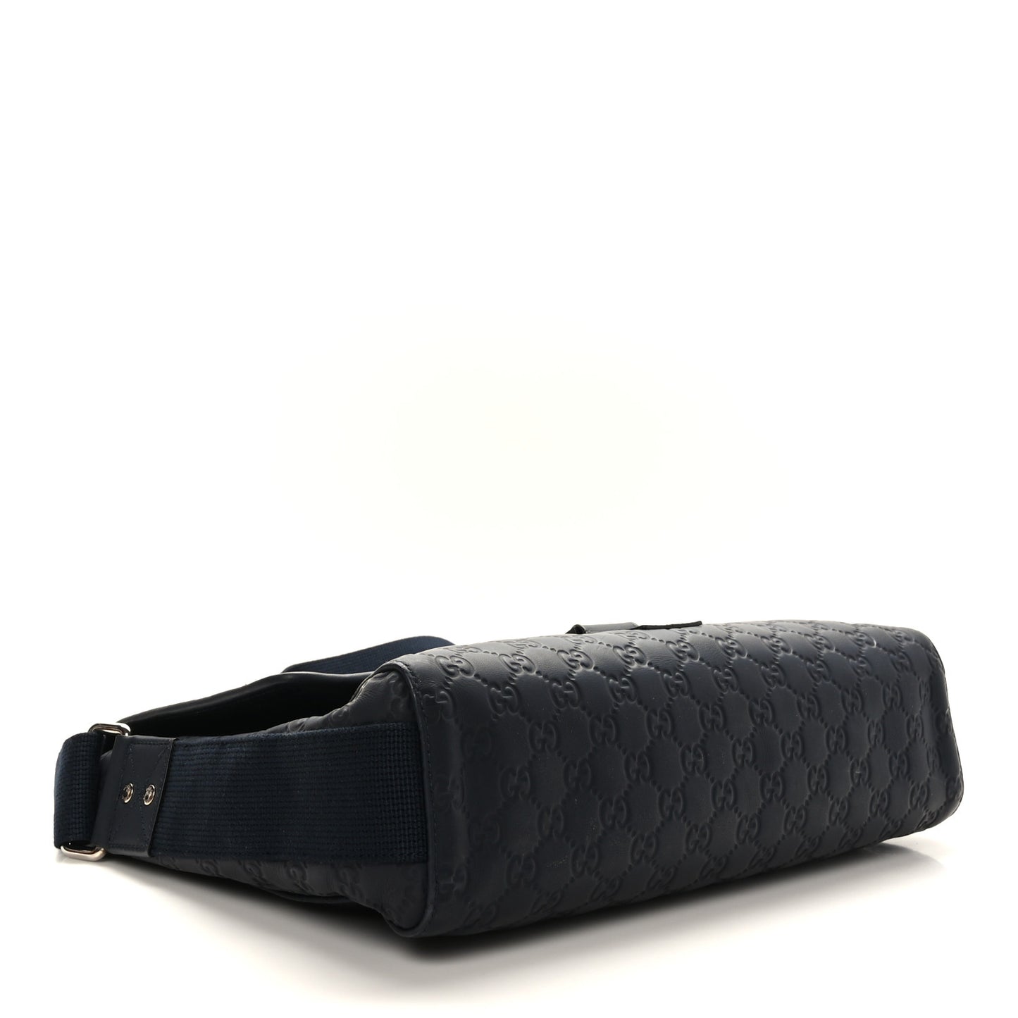 Guccissima Medium Messenger Bag Navy Blue
