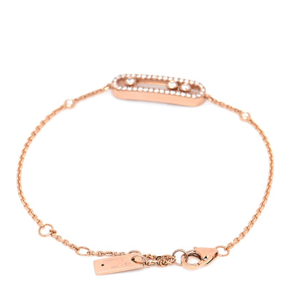 Messika 18K Rose Gold Diamond Pave Baby Move Classic Bracelet 3 of 8