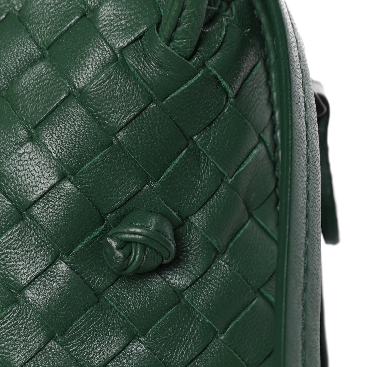 Bottega Veneta Nappa Intrecciato Nodini Crossbody Messenger Menthe 12 of 12